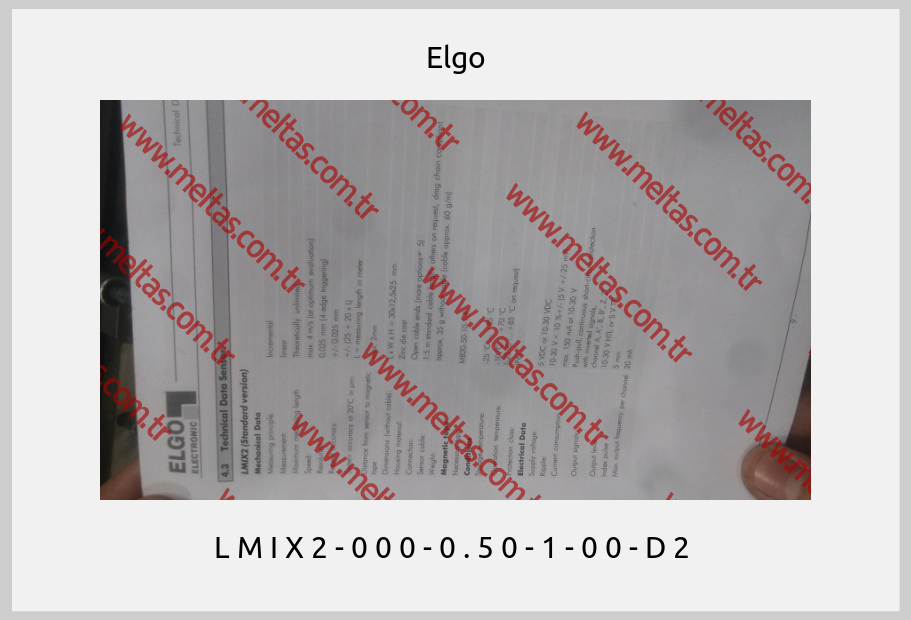 Elgo - L M I X 2 - 0 0 0 - 0 . 5 0 - 1 - 0 0 - D 2 