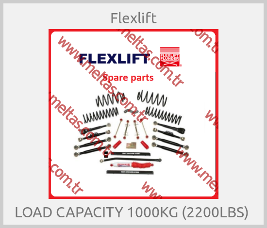 Flexlift - LOAD CAPACITY 1000KG (2200LBS) 