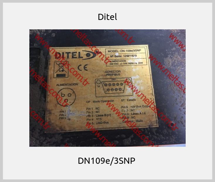 Ditel - DN109e/3SNP 
