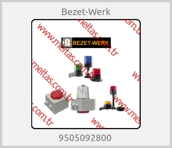 Bezet-Werk - 9505092800 