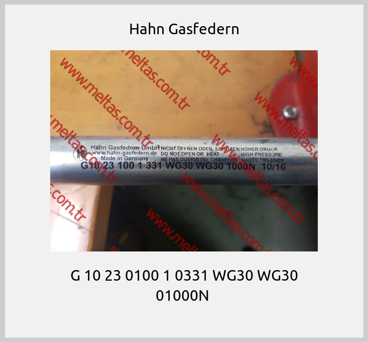 Hahn Gasfedern - G 10 23 0100 1 0331 WG30 WG30 01000N 