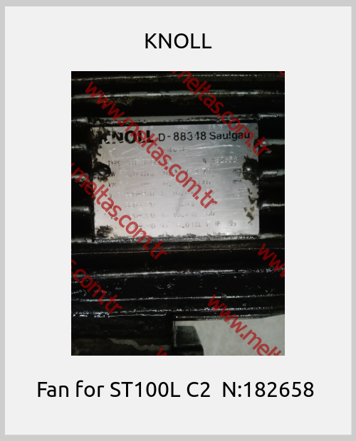 KNOLL - Fan for ST100L C2  N:182658 