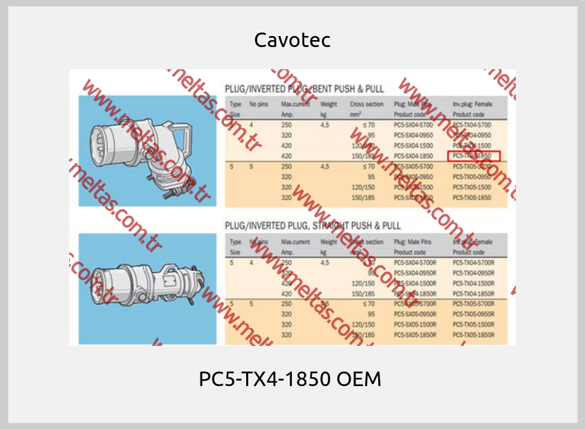 Cavotec - PC5-TX4-1850 OEM 