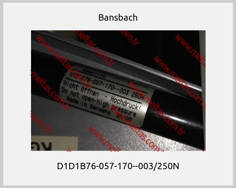 Bansbach - D1D1B76-057-170--003/250N