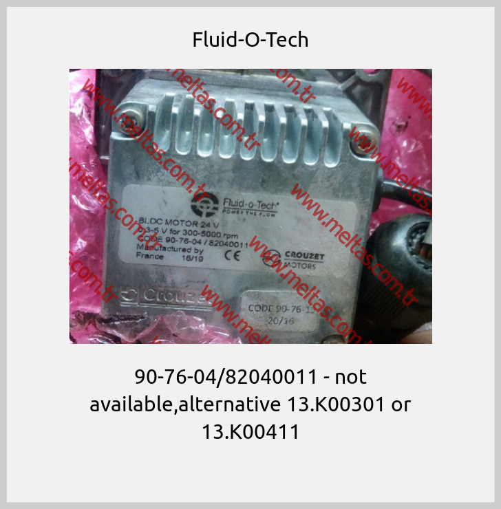 Fluid-O-Tech - 90-76-04/82040011 - not available,alternative 13.K00301 or 13.K00411