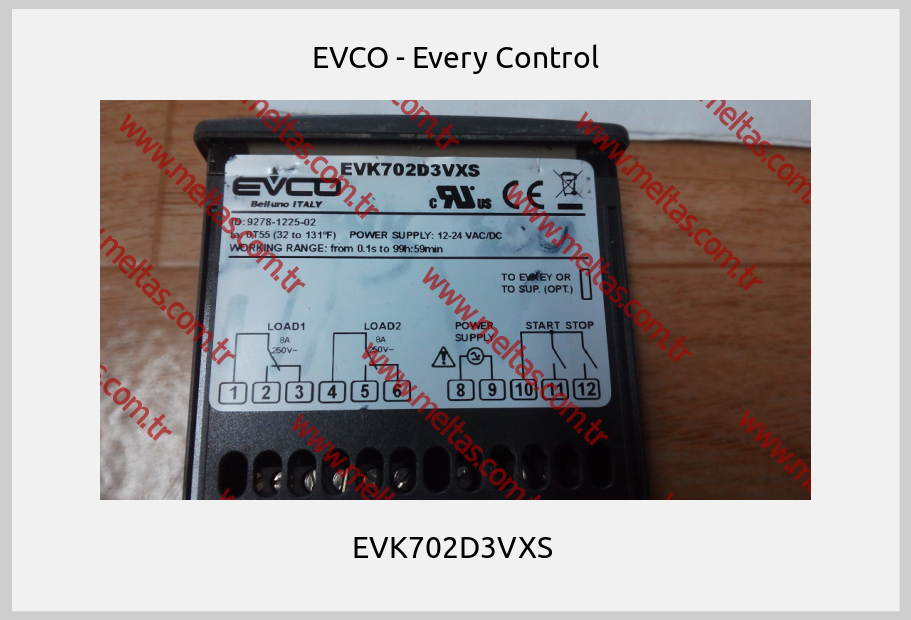 EVCO - Every Control - EVK702D3VXS 