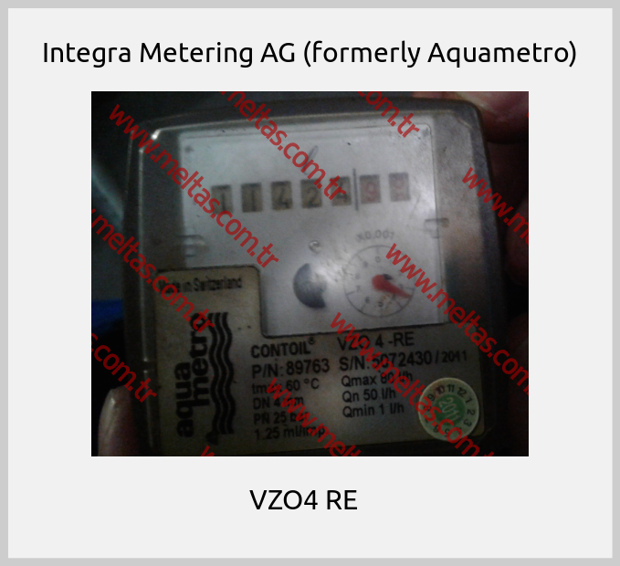 Integra Metering AG (formerly Aquametro) - VZO4 RE  