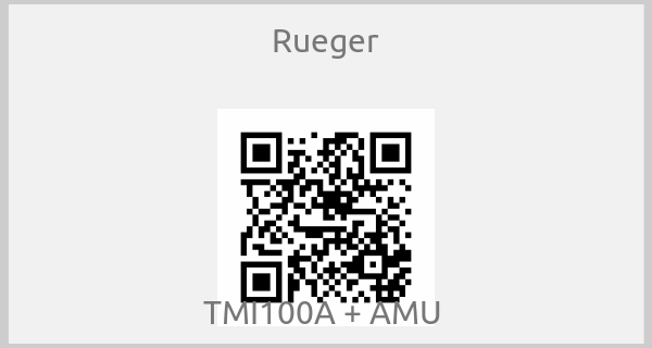 Rueger - TMI100A + AMU 