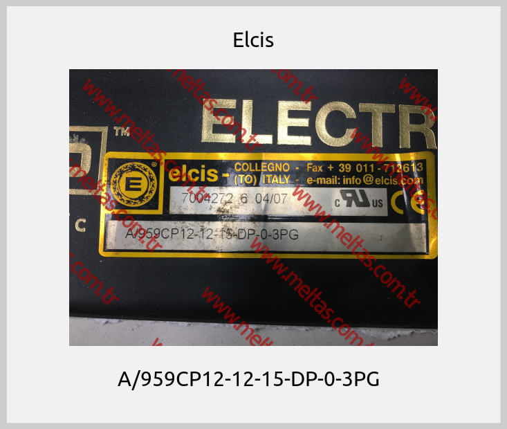 Elcis - A/959CP12-12-15-DP-0-3PG  