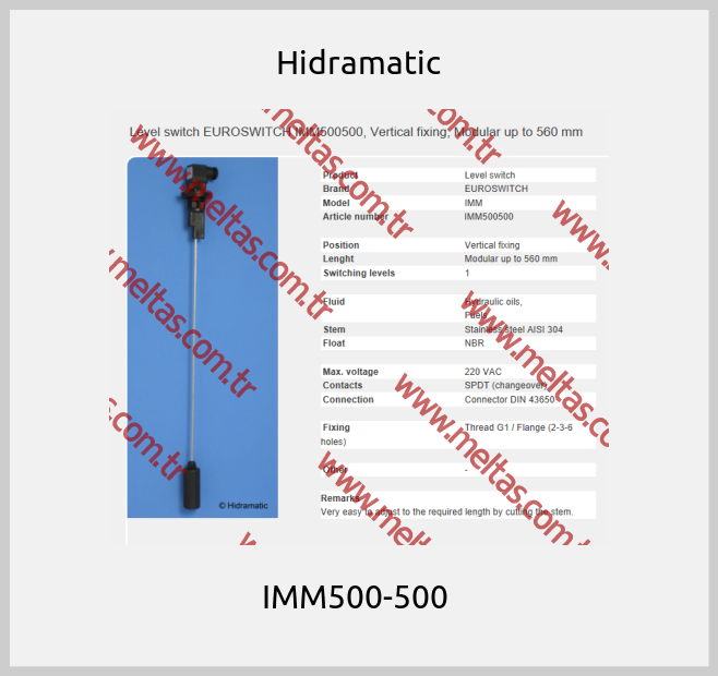 Hidramatic - IMM500-500 