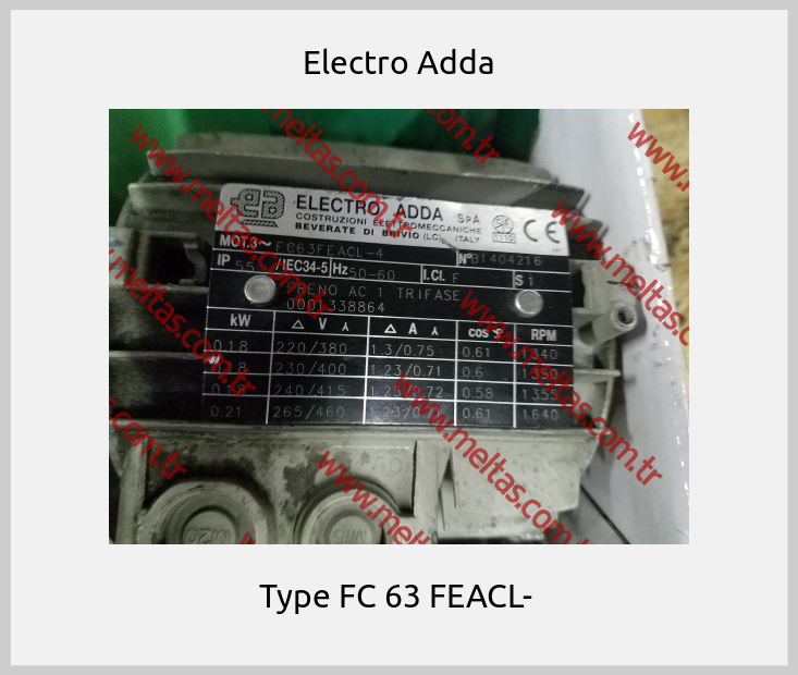 Electro Adda - Type FC 63 FEACL- 