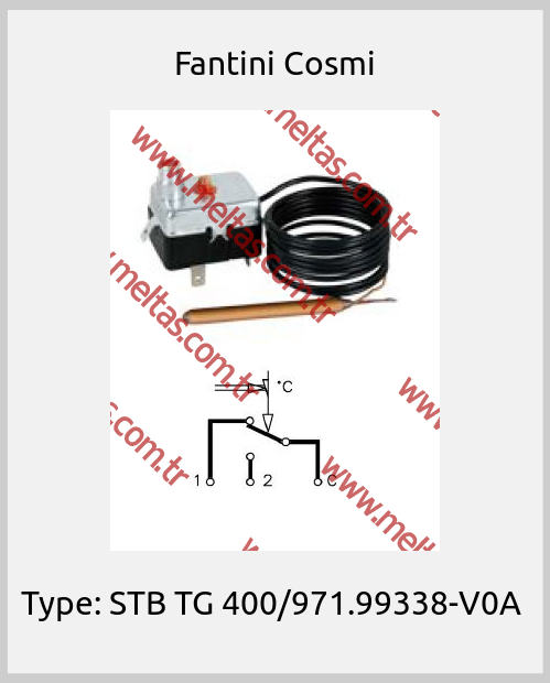 Fantini Cosmi - Type: STB TG 400/971.99338-V0A 