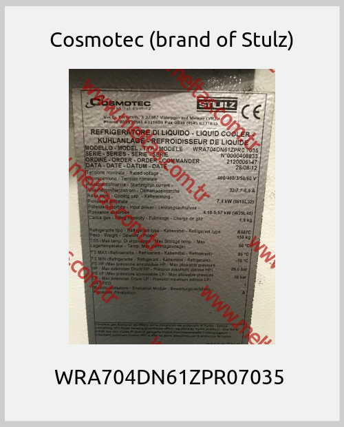 Cosmotec (brand of Stulz)-WRA704DN61ZPR07035 