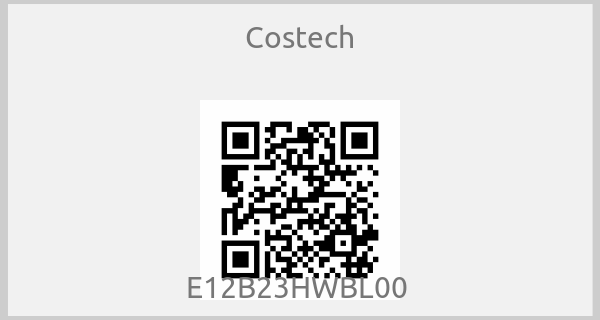 Costech - E12B23HWBL00 
