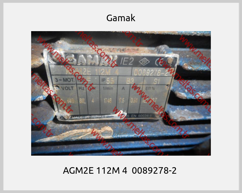 Gamak - AGM2E 112M 4  0089278-2 