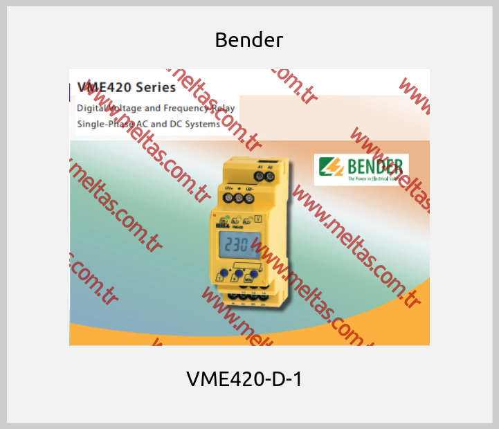 Bender - VME420-D-1  
