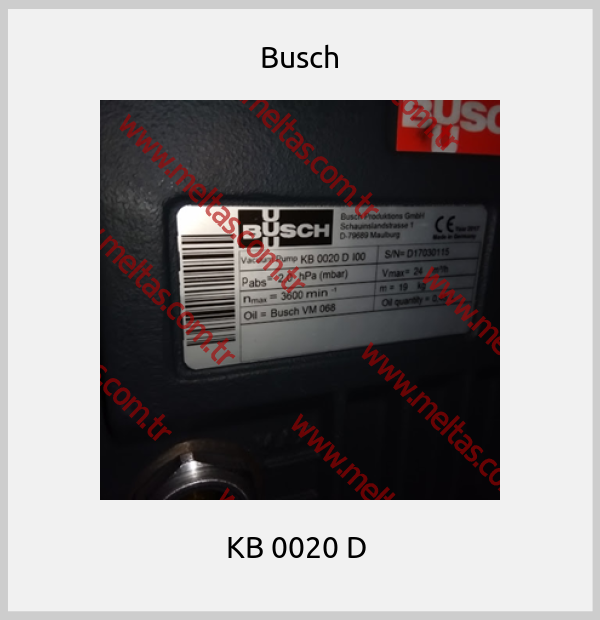 Busch - KB 0020 D 