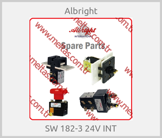 Albright - SW 182-3 24V INT