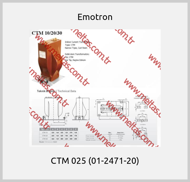 Emotron - CTM 025 (01-2471-20)