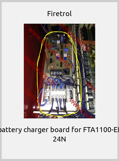 Firetrol-battery charger board for FTA1100-EL 24N