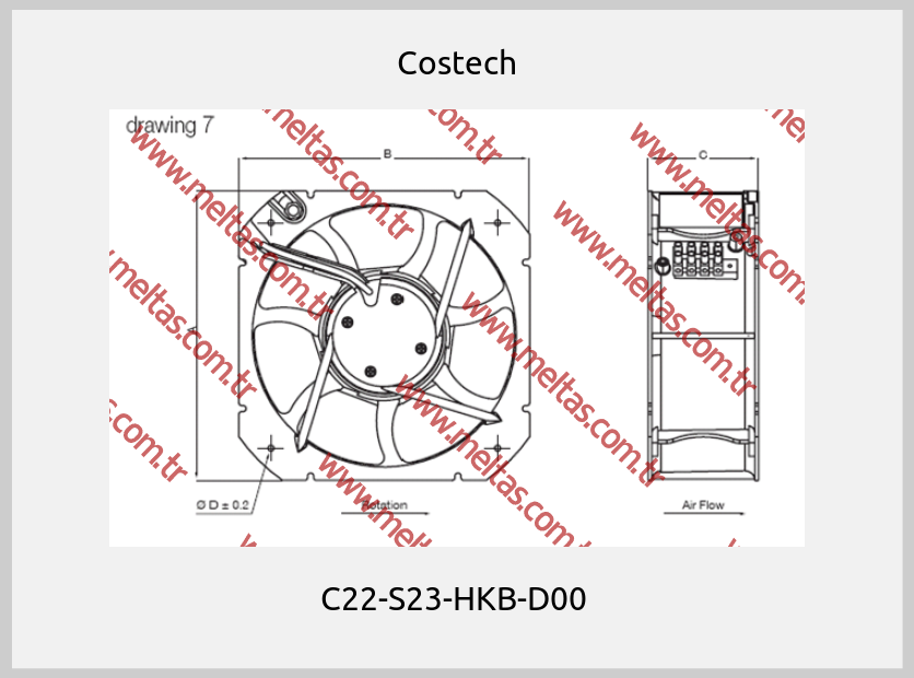 Costech - C22-S23-HKB-D00 