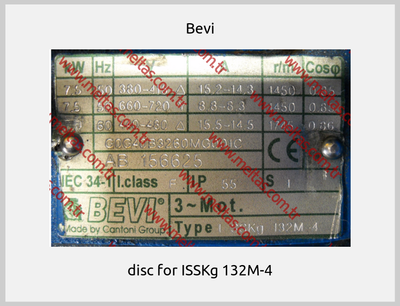 Bevi - disc for ISSKg 132M-4