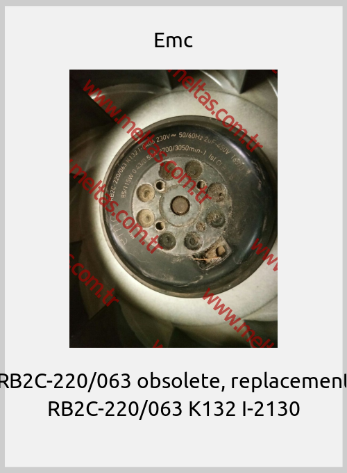 Emc - RB2C-220/063 obsolete, replacement RB2C-220/063 K132 I-2130