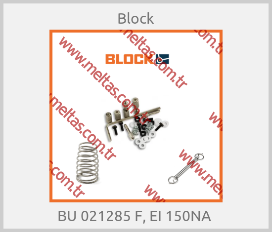 Block-BU 021285 F, EI 150NA 