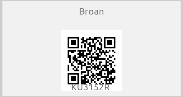 Broan - KU3152R 