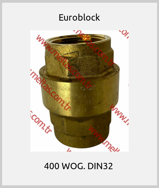 Euroblock - 400 WOG. DIN32 