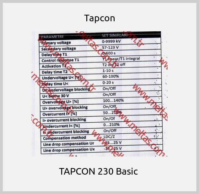 Tapcon - TAPCON 230 Basic 