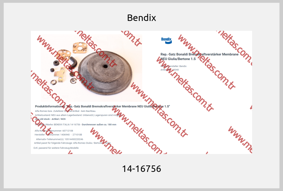 Bendix - 14-16756