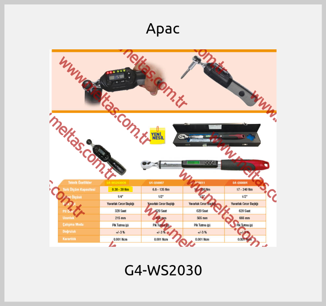 Apac - G4-WS2030