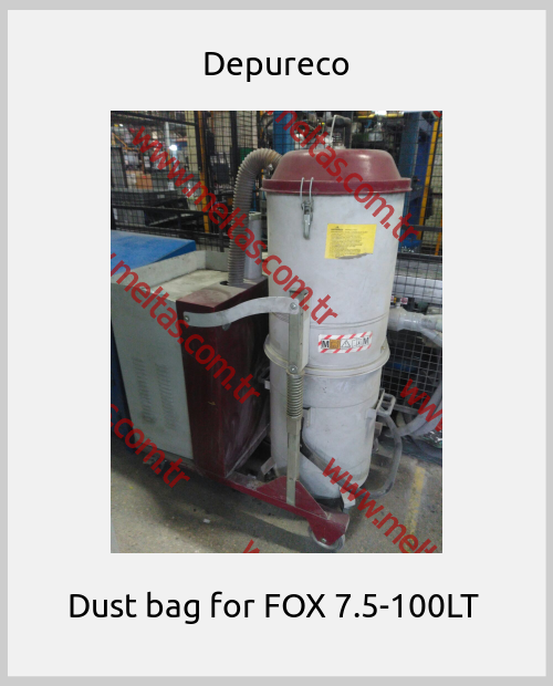 Depureco - Dust bag for FOX 7.5-100LT 