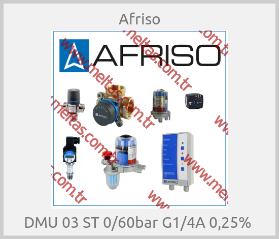 Afriso - DMU 03 ST 0/60bar G1/4A 0,25% 