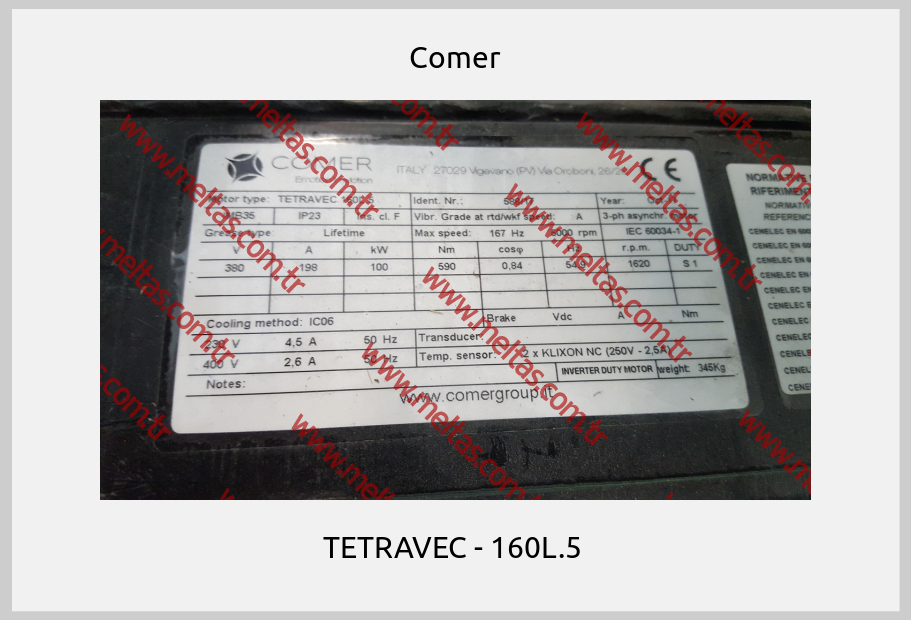 Comer - TETRAVEC - 160L.5 