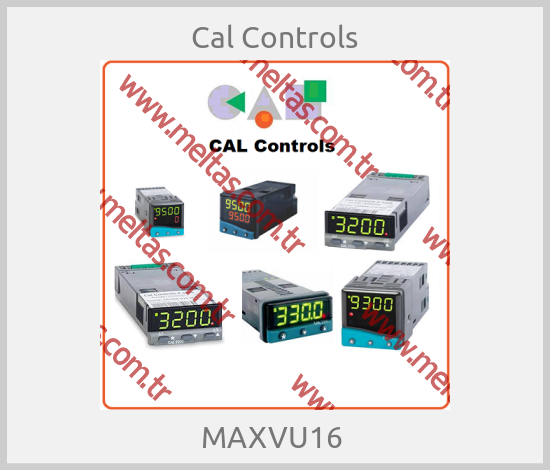 Cal Controls - MAXVU16 