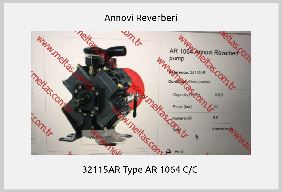 Annovi Reverberi-32115AR Type AR 1064 C/C 