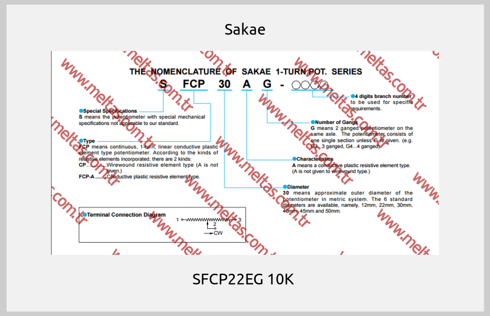 Sakae - SFCP22EG 10K 