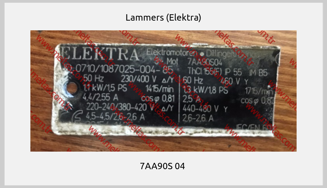 Lammers (Elektra) - 7AA90S 04 