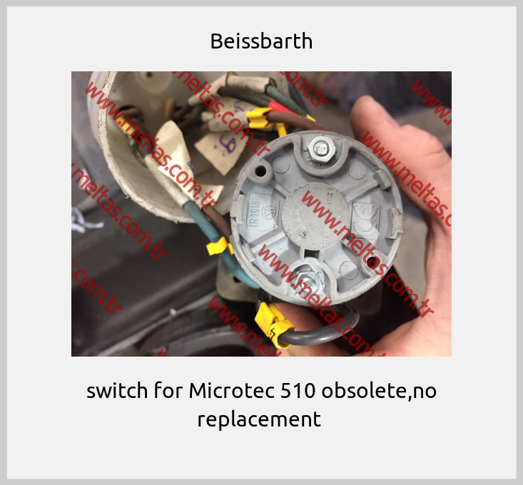 Beissbarth-switch for Microtec 510 obsolete,no replacement 