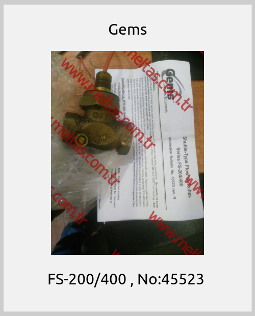 Gems - FS-200/400 , No:45523 