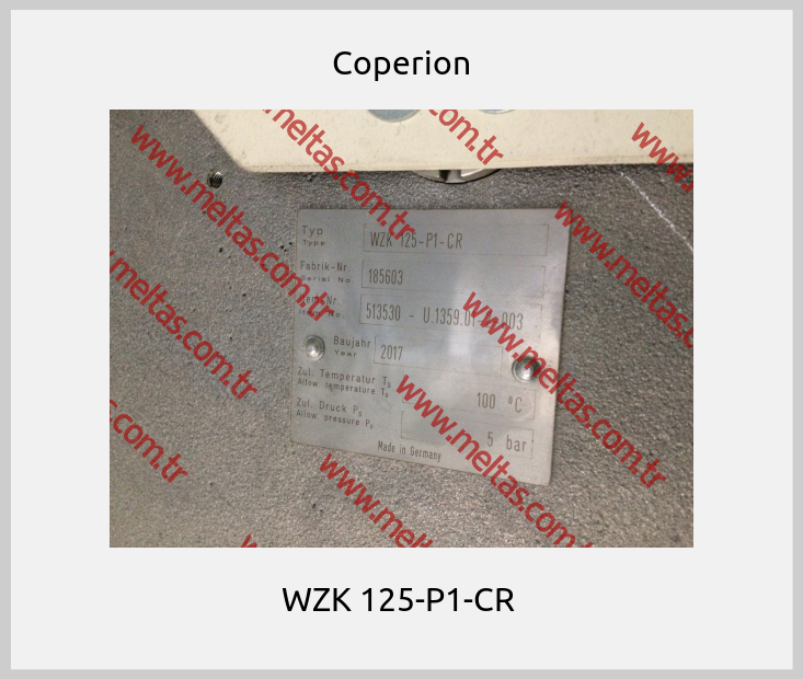 Coperion - WZK 125-P1-CR 