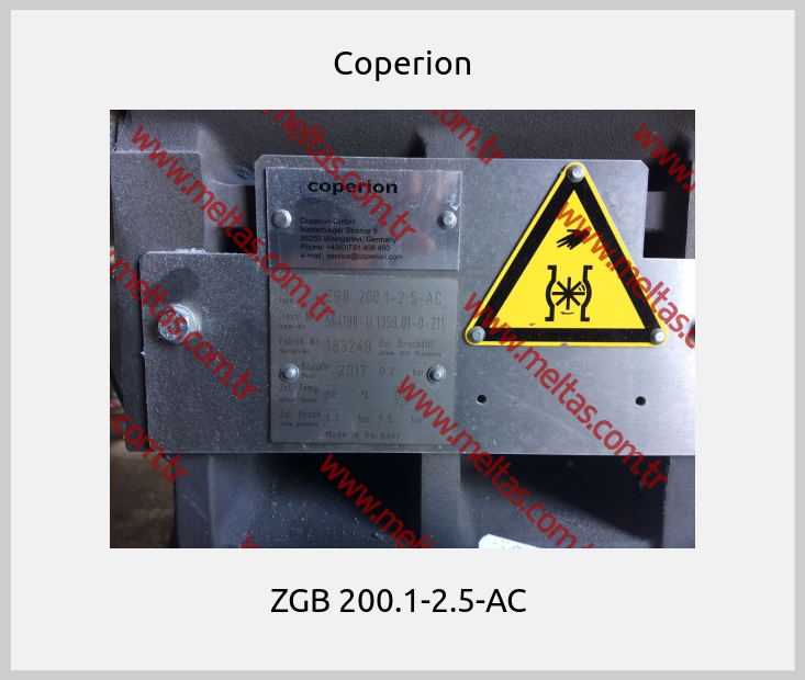 Coperion - ZGB 200.1-2.5-AC 