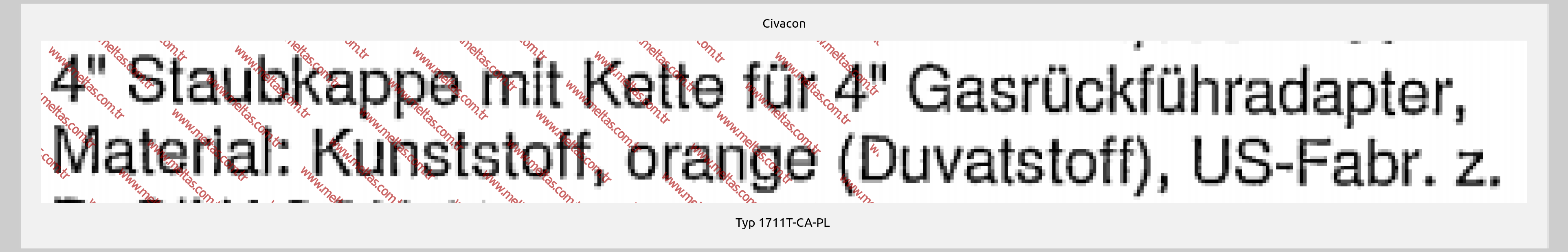 Civacon - Typ 1711T-CA-PL 