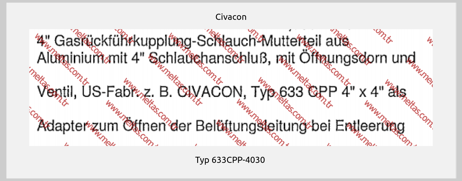 Civacon - Typ 633CPP-4030 