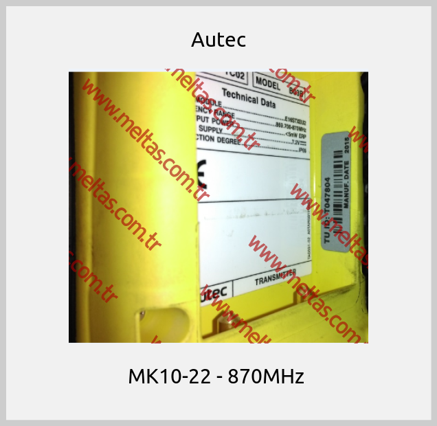 Autec - MK10-22 - 870MHz 