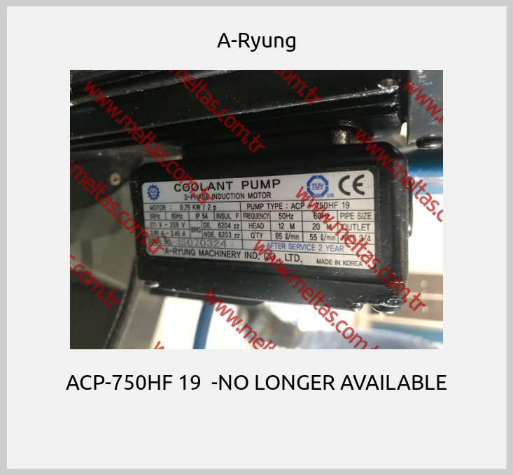 A-Ryung-ACP-750HF 19  -NO LONGER AVAILABLE 