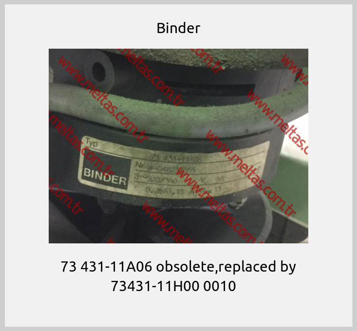 Binder - 73 431-11A06 obsolete,replaced by 73431-11H00 0010 	 