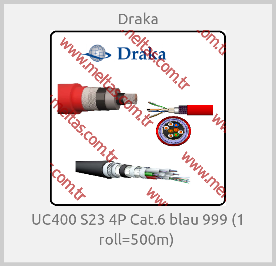 Draka-UC400 S23 4P Cat.6 blau 999 (1 roll=500m) 